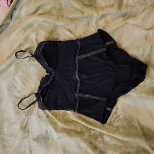 CALVIN KLEIN wireless black bodysuit size small.